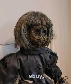 Creepy Doll Vintage Witch OOAK Horror Antique Scary Haunted Spooky Gothic Undead