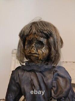 Creepy Doll Vintage Witch OOAK Horror Antique Scary Haunted Spooky Gothic Undead