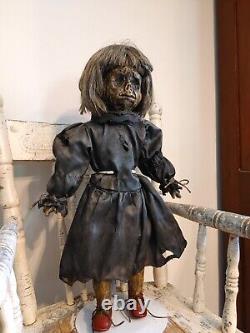 Creepy Doll Vintage Witch OOAK Horror Antique Scary Haunted Spooky Gothic Undead