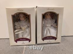 DG Creations Porcelain Collectable Dolls Ornaments Lot of 27, Circa 2000