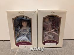 DG Creations Porcelain Collectable Dolls Ornaments Lot of 27, Circa 2000