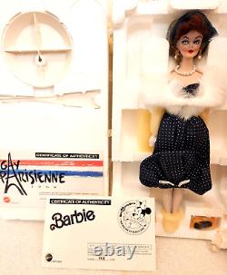 DISNEY Gay Parisienne BARBIE DOLL 64 MATTEL NRFB 1991 Lim Ed COA Pin Box Shipper