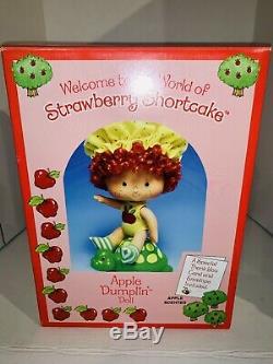 Danbury Mint Apple Dumplin 10 Porcelain Doll Rare NIB Strawberry Shortcake