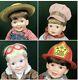Danbury Mint Boys And Toys Complete Vintage Porcelain Doll Collection Lot Of 4