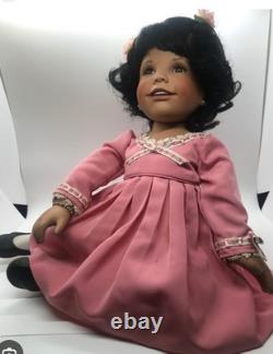 Danbury Mint Cristina Porcelain Doll Latin Collection COA 18 VHTF Rare Vintage