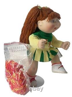 Danbury Mint Porcelain Cabbage Patch Cheerleader Melissa Ann Vintage Doll 96 16