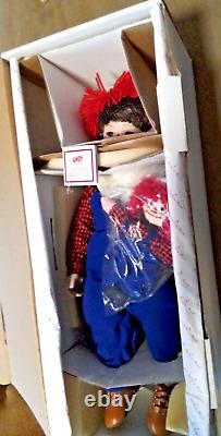 Danbury Mint Raggedy Andy Doll New in Box With Small Ann Vtg 23 by Kelly Rubert