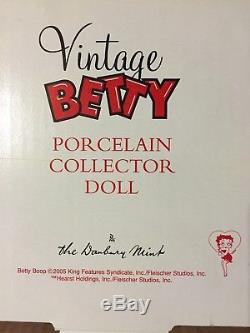 Danbury Mint Vintage Betty Boop Porcelain Doll Hard to Find