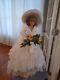 Danbury Mint Winter Bliss Special Edition Bride Doll Includes Handmade Bouquet