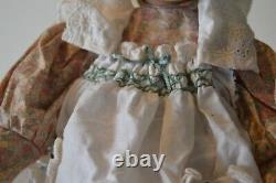 Diane Effner Porcelain Doll Collectible Vintage Little Darling Child Floral