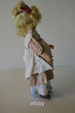 Diane Effner Porcelain Doll Collectible Vintage Little Darling Child Floral