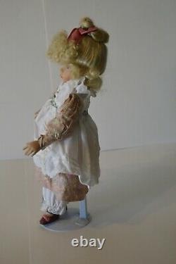 Diane Effner Porcelain Doll Collectible Vintage Little Darling Child Floral