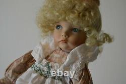 Diane Effner Porcelain Doll Collectible Vintage Little Darling Child Floral