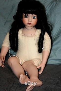 Dianna Effner Doll 1991 Bisque withsoft torso artist painted vintage #1of 1 made