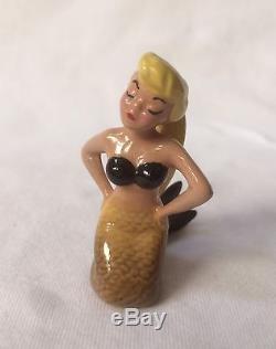 Disney Mermaid Figurine Peter Pan Hagen Renaker Porcelain Ceramic Doll Vtg