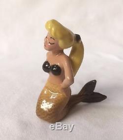 Disney Mermaid Figurine Peter Pan Hagen Renaker Porcelain Ceramic Doll Vtg