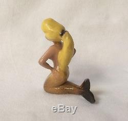 Disney Mermaid Figurine Peter Pan Hagen Renaker Porcelain Ceramic Doll Vtg