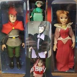 Disney Porcelain China Vintage Doll Detailed Collection Sleeping Beauty Set Rare