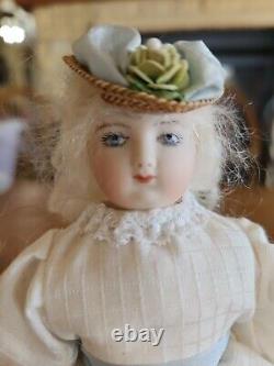 Doll Artist Pat Boldt UFDC Reproduction Bisque Head Huret Fashion Doll 7 1/2