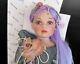 Duck House Pitta 22 Porcelain Purple Fairy Heirloom Doll New With Damaged Box
