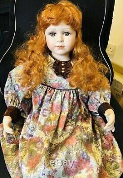 EDW French Porcelain Doll 25 inch Vintage number on her neck