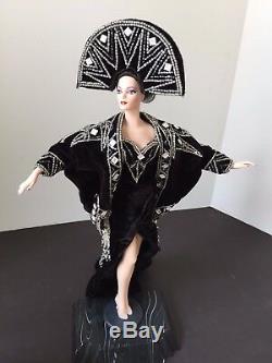 ERTE STARDUST BARBIE VINTAGE 2nd in SERIES LIMITED EDITION PORCELAIN DOLL NEW