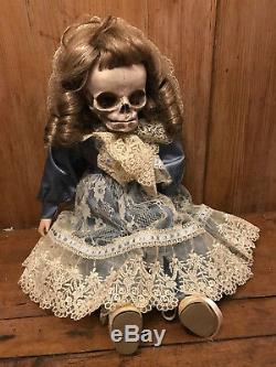Elenora Skull Headed Reworked Vintage Doll GOTHIC OOAK