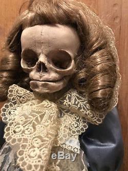 Elenora Skull Headed Reworked Vintage Doll GOTHIC OOAK