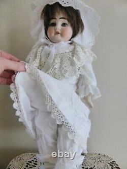 Ernst Heubach 1900 Bisque Doll, 19 inch Antique German Porcelain Doll