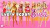 Every Beach Barbie Doll 1959 To 2024