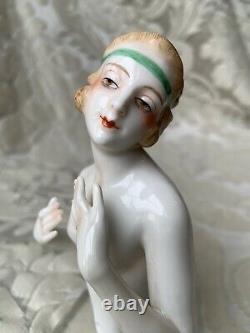 Exceptionnal Half-doll/demi-figurine/ Buste/dressel & Kister/ Flapper/art Deco