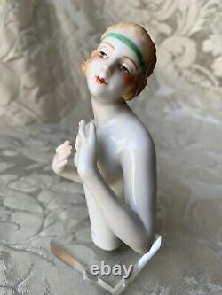 Exceptionnal Half-doll/demi-figurine/ Buste/dressel & Kister/ Flapper/art Deco