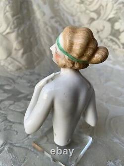 Exceptionnal Half-doll/demi-figurine/ Buste/dressel & Kister/ Flapper/art Deco