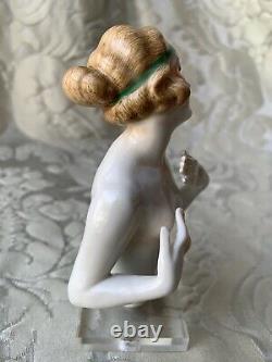 Exceptionnal Half-doll/demi-figurine/ Buste/dressel & Kister/ Flapper/art Deco