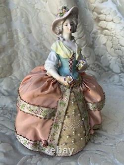 Exceptionnal Large Half-doll/demi-figurine/teepuppe/pincushion Doll/ Carl Thieme