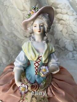 Exceptionnal Large Half-doll/demi-figurine/teepuppe/pincushion Doll/ Carl Thieme