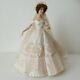 Franklin Mint Heirloom Jacqueline Jackie Kennedy Porcelain Doll Wedding Dress