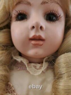 FRENCH BRU JNE 8 Vintage All Porcelain Doll Reproduction 16 Beauty