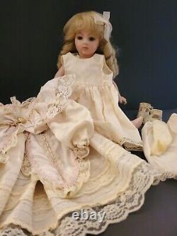 FRENCH BRU JNE 8 Vintage All Porcelain Doll Reproduction 16 Beauty