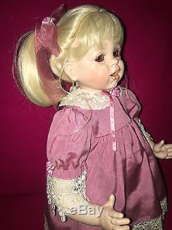 Fayzah Spanos Doll Grace Vintage/retired Coa Original Box, Signed Neck/back