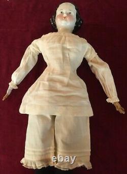 Flat Top China head doll 22 1/2 Large