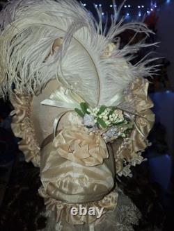 Francine Cee Antique 1995 Bru Jne 24 In All Porcelain Victorian Doll Vintage