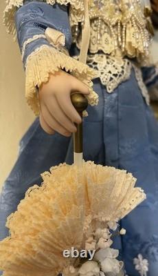 Franklin Mint Antique Replica Doll The Walkure Victorian Honeymoon 22 in