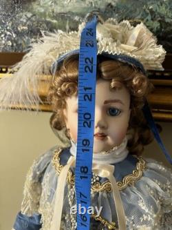Franklin Mint Antique Replica Doll The Walkure Victorian Honeymoon 22 in