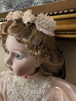 Franklin Mint BeBe Thuillier Antique Reproduction 22 Porcelain Doll NIB