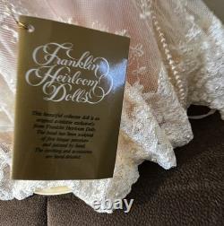 Franklin Mint BeBe Thuillier Antique Reproduction 22 Porcelain Doll NIB
