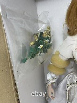 Franklin Mint Coleen Irish Bride Porcelain Doll NEW Rare