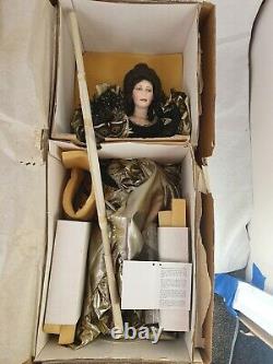 Franklin Mint Doll Queen of the Masquerade 22 Vintage Porcelain Bisque Heirloom