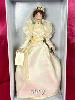 Franklin Mint Lily The Gibson Girl Bride Vinyl Portrait Doll Wedding LE 1500 NEW