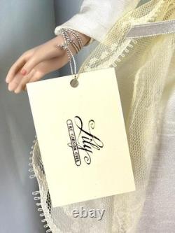 Franklin Mint Lily The Gibson Girl Bride Vinyl Portrait Doll Wedding LE 1500 NEW